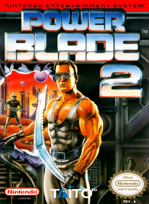 Power Blade 2 box art for NES