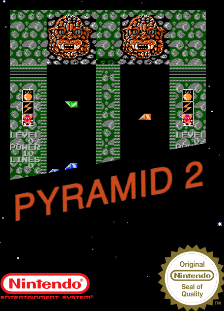 Pyramid II box art for NES