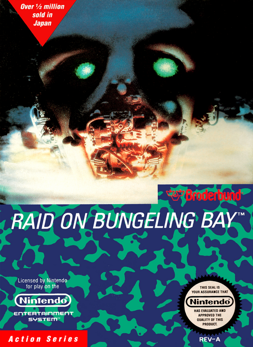 Raid on Bungeling Bay box art for NES