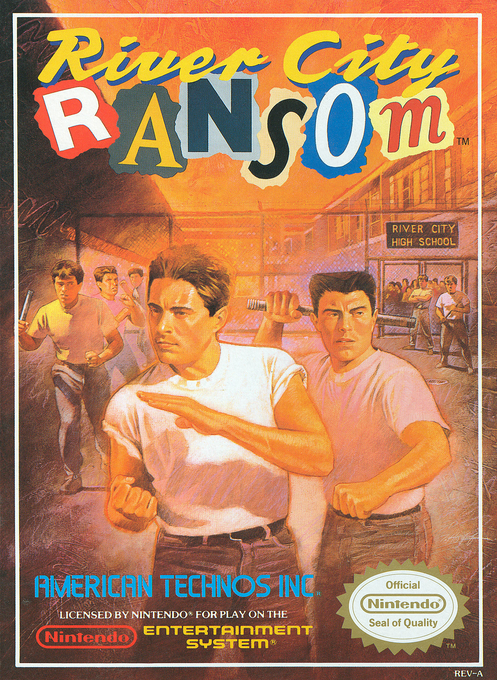 River City Ransom box art for NES