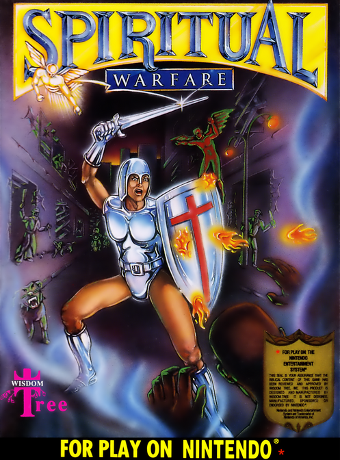 Spiritual Warfare box art for NES