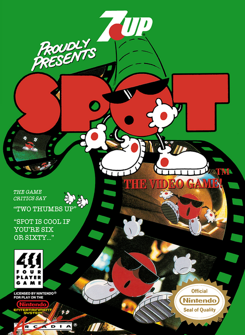 Spot: The Video Game box art for NES