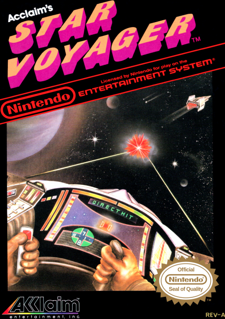 Star Voyager box art for NES