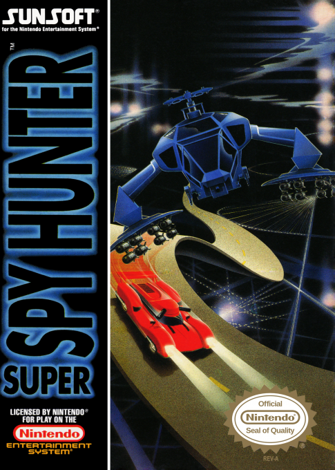 Super Spy Hunter box art for NES