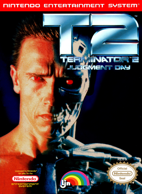 Terminator 2 Judgment Day box art for NES