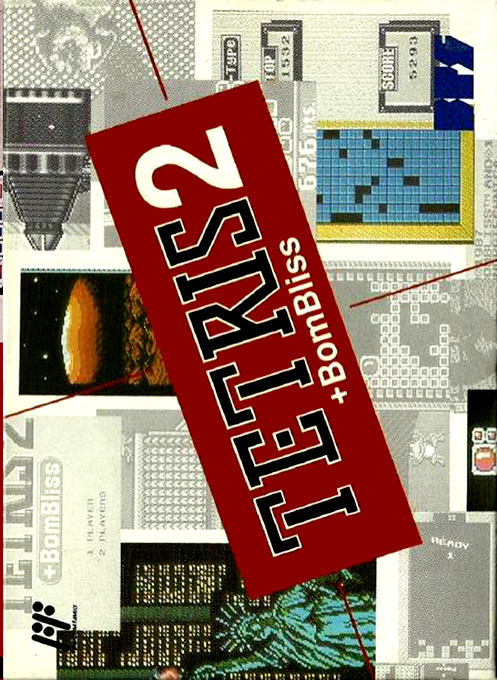 Tetris 2 + BomBliss box art for Famicom