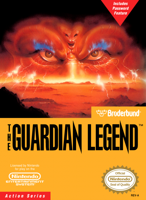 The Guardian Legend box art for NES