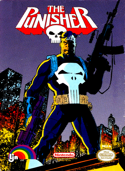 The Punisher box art for NES