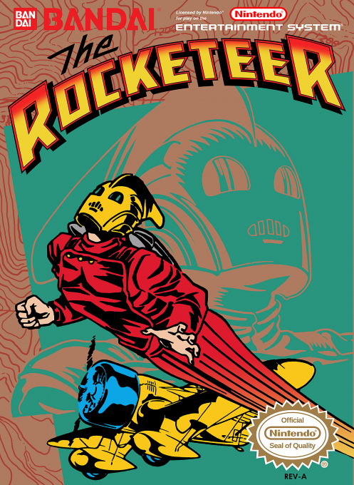 The Rocketeer box art for NES