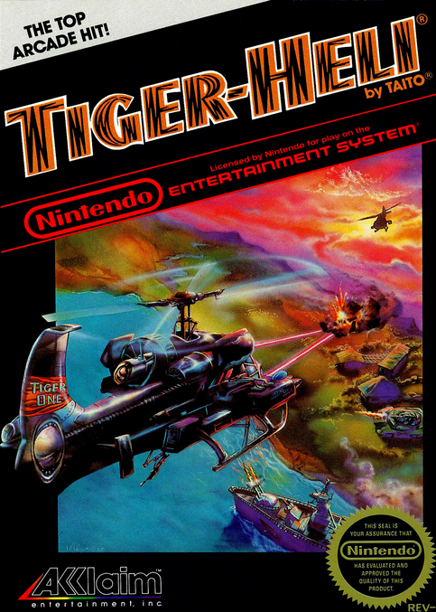 Tiger-Heli [5 Screw] box art for NES