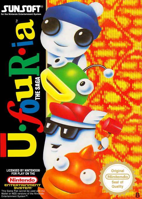 Ufouria The Saga box art for NES