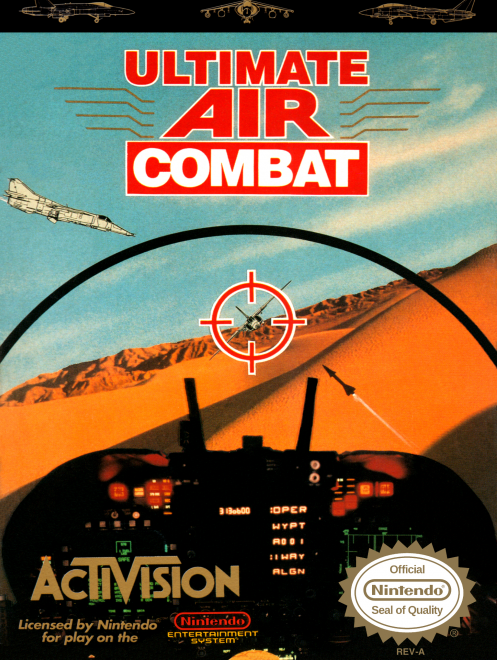 Ultimate Air Combat box art for NES
