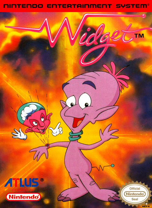 Widget box art for NES
