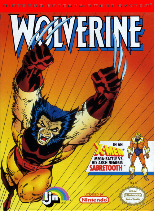 Wolverine box art for NES