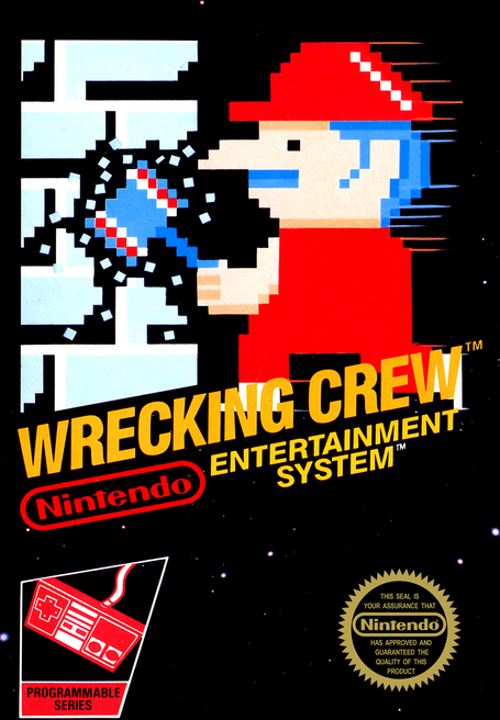 Wrecking Crew box art for NES