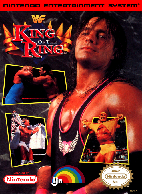 WWF King of the Ring box art for NES