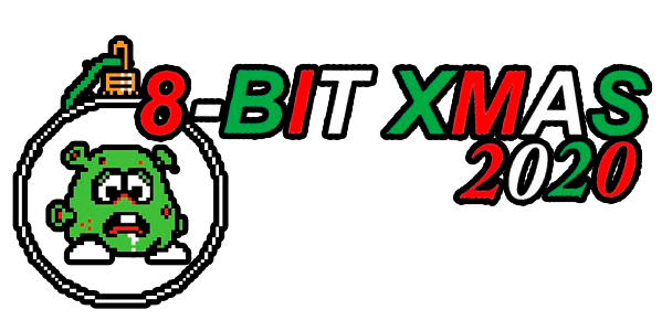 8-Bit Xmas 2020 logo for NES