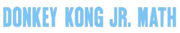 Donkey Kong Jr. no Sansuu Asobi logo for Famicom