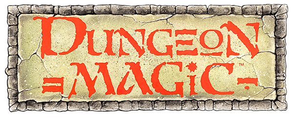 Dungeon Magic logo for NES
