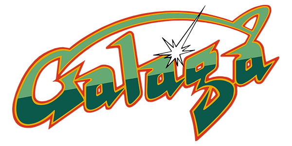 Galaga logo for NES