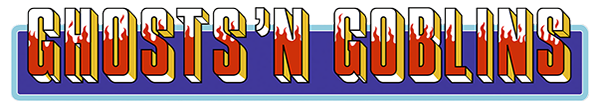 Ghosts 'n Goblins logo for NES
