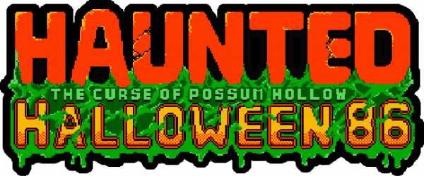 Haunted: Halloween '86 logo for NES