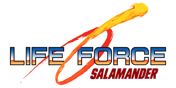 Life Force: Salamander logo for NES