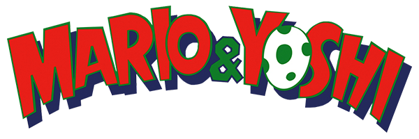 Mario & Yoshi logo for NES