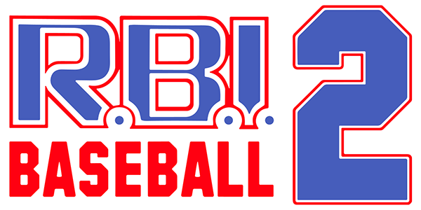 RBI Baseball 2 logo for NES