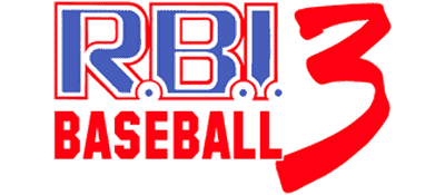 RBI Baseball 3 logo for NES