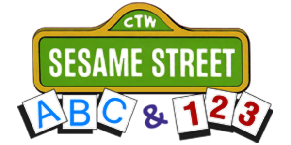 Sesame Street ABC and 123 logo for NES