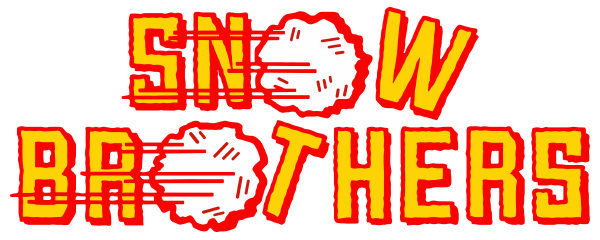 Snow Bros. logo for Famicom