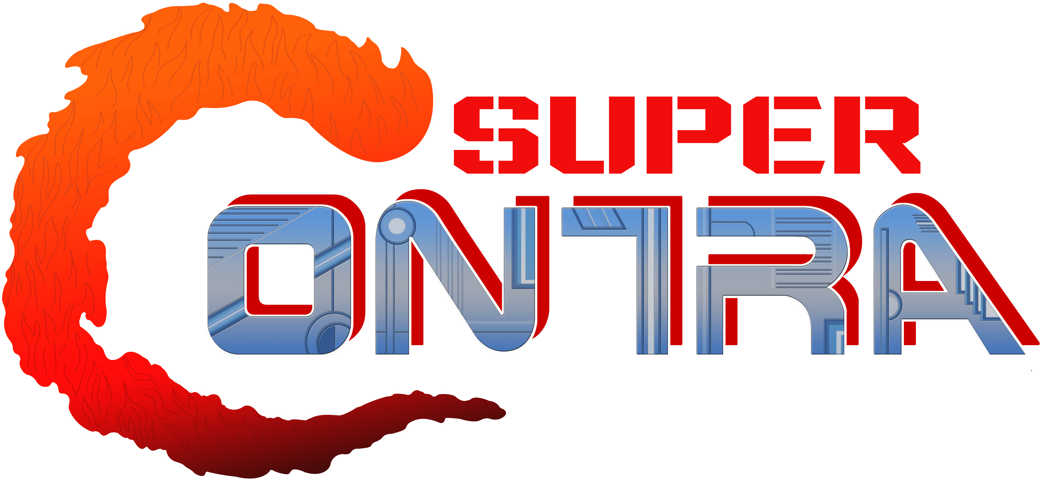 Super Contra logo for Famicom