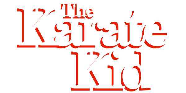 The Karate Kid logo for NES