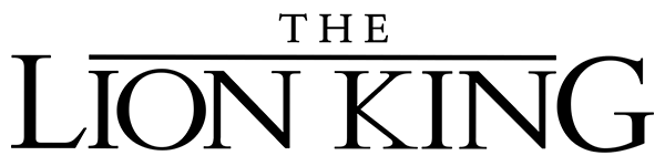 The Lion King logo for NES