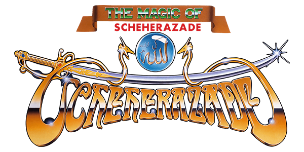 The Magic of Scheherazade logo for NES