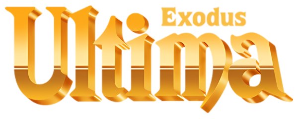 Ultima: Kyoufu no Exodus logo for Famicom