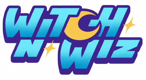 Witch n' Wiz logo for NES