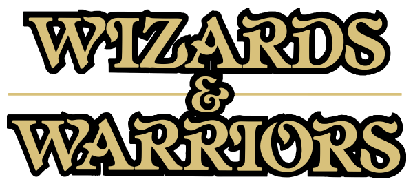 Wizards and Warriors logo for NES