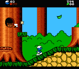 Les Schtroumpfs screenshot 3 for NES
