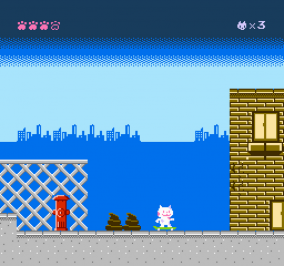 Skate Cat screenshot 2 for NES