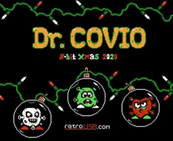 8-Bit Xmas 2020 title screen for NES