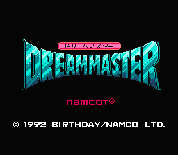 Dream Master title screen for Famicom