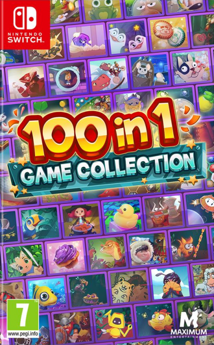 100 In 1 Game Collection box art for Nintendo Switch