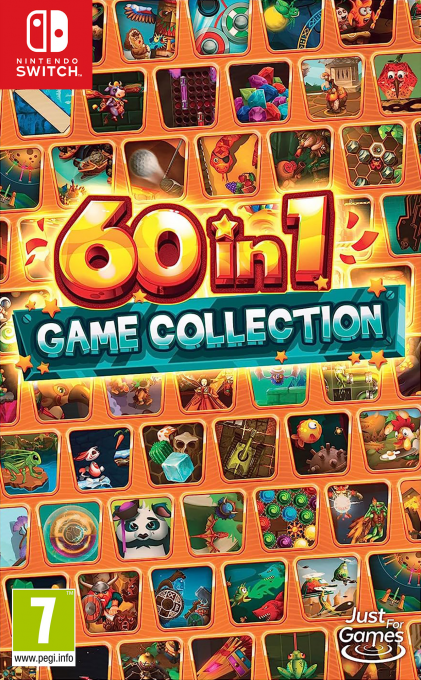 60-in-1 Game Collection box art for Nintendo Switch