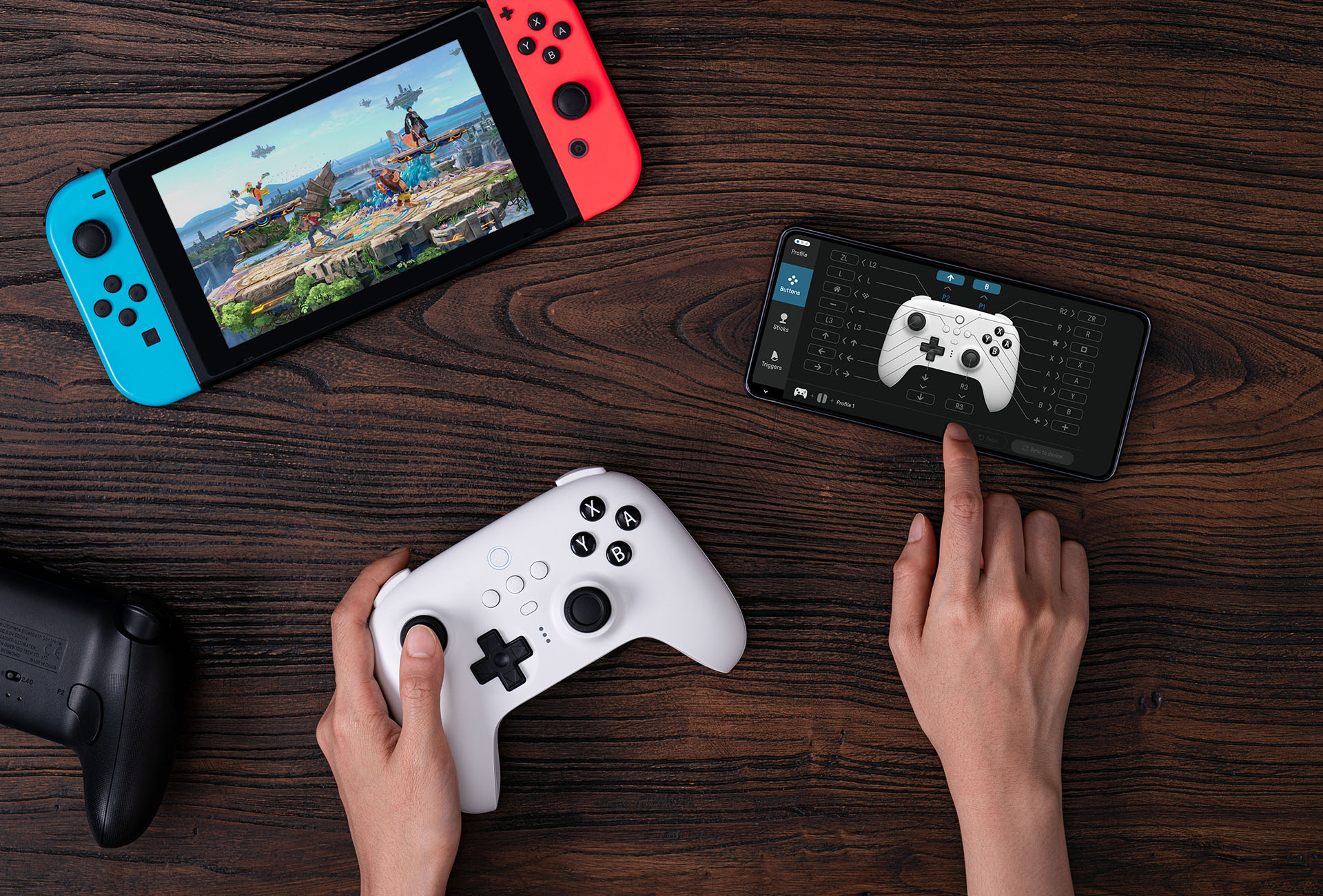 8bitdo Ultimate Bluetooth Controller box art for Nintendo Switch