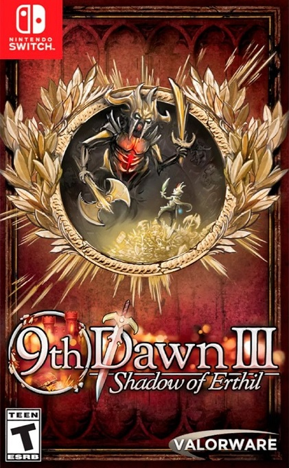 9th Dawn III: Shadow of Erthil box art for Nintendo Switch