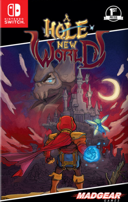 A Hole New World box art for Nintendo Switch