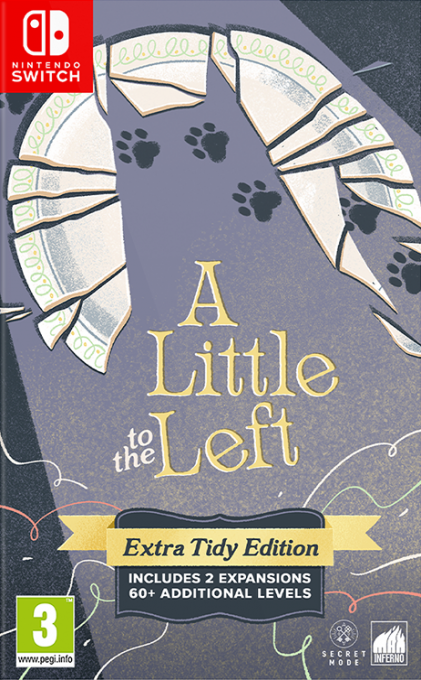 A Little To The Left: Extra Tidy Edition box art for Nintendo Switch