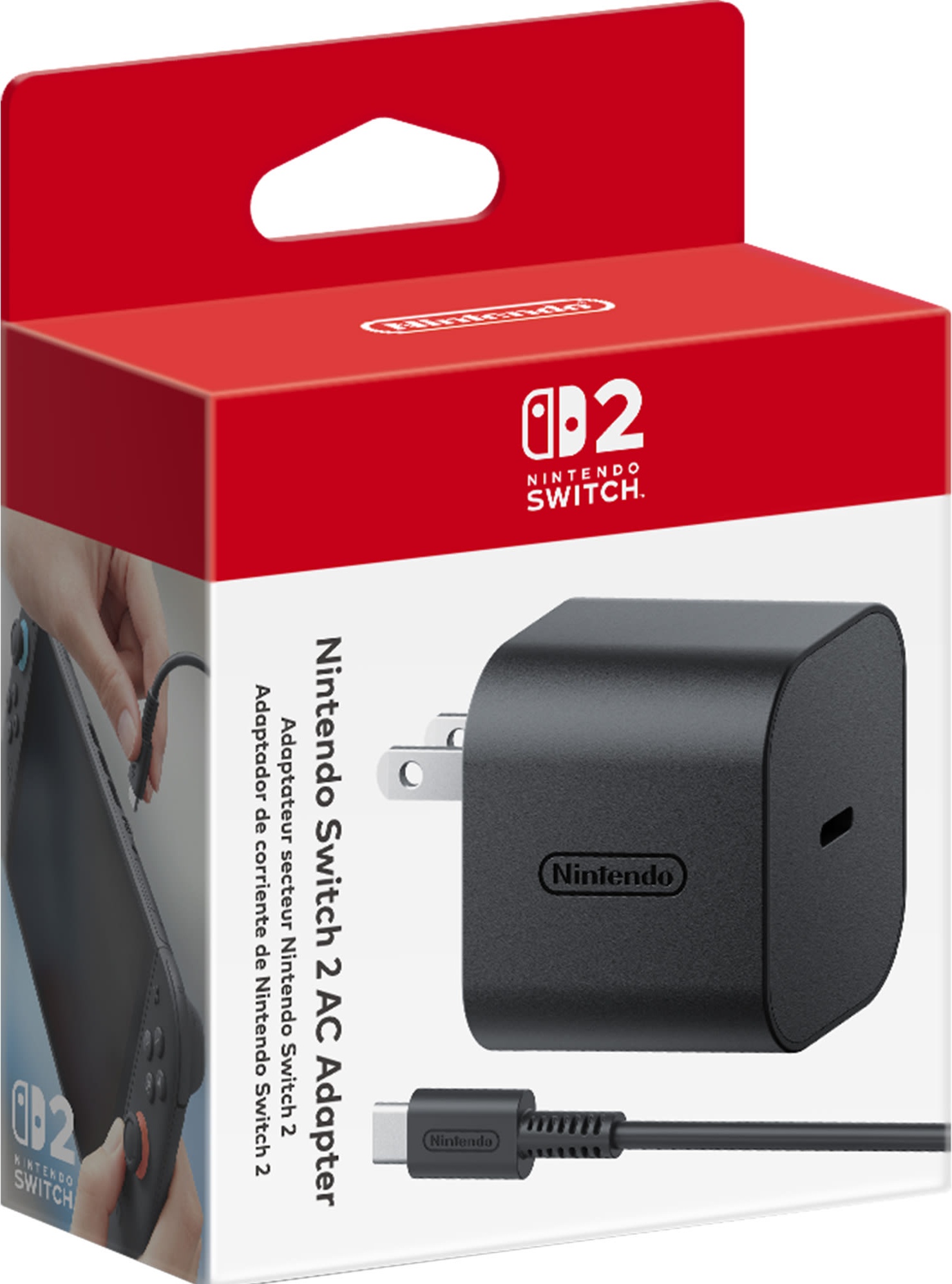 AC Power Adapter box art for Nintendo Switch